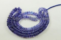 Tanzanite Smooth Roundelle Beads